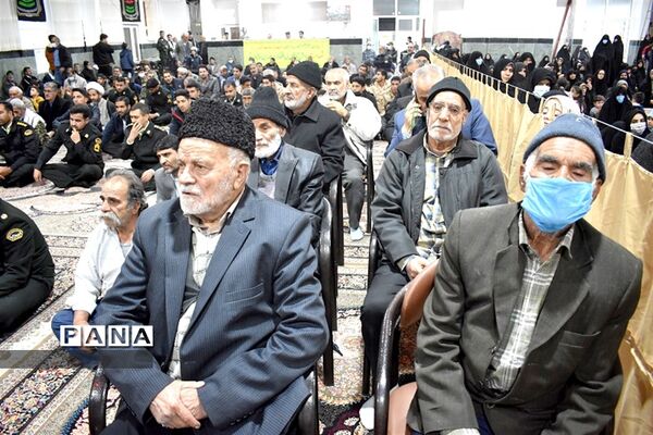 آیین سومین سالگرد شهادت سردار حاج قاسم سلیمانی و دانشجوی شهید امیرحسین قربانی در بهاباد