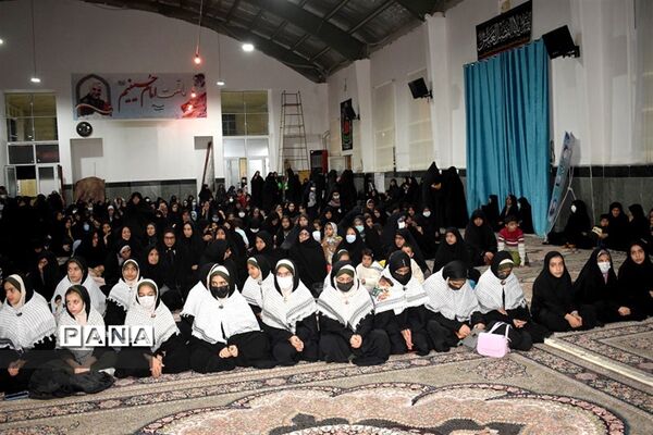 آیین سومین سالگرد شهادت سردار حاج قاسم سلیمانی و دانشجوی شهید امیرحسین قربانی در بهاباد