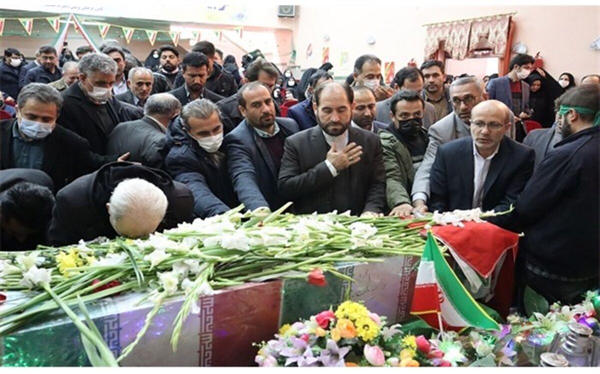 استقبال باشکوه فرهنگیان نواحی یک و دو اردبیل از شهید گمنام