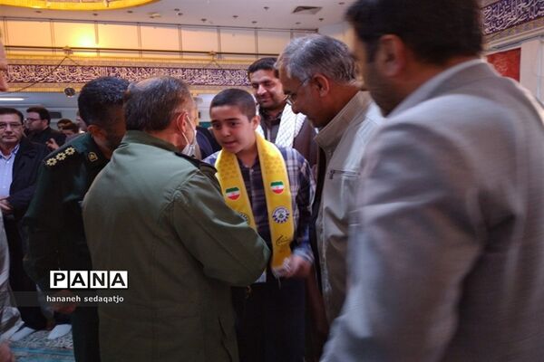 بزرگداشت هفتمین روز خاکسپاری شهید گمنام در اداره‌کل آموزش و پرورش فارس