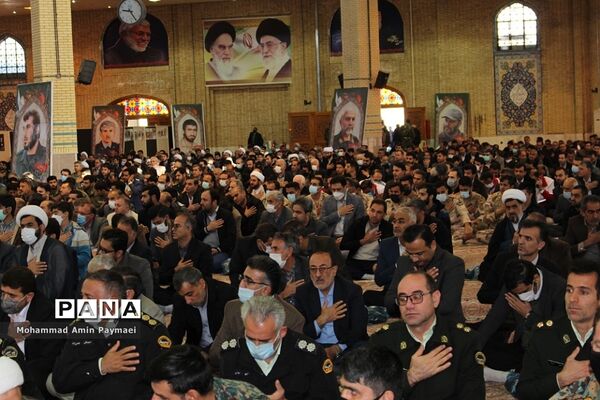 مراسم بزرگداشت سالگرد شهادت حاج‌قاسم‌سلیمانی در ایلام