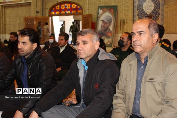 مراسم بزرگداشت سالگرد شهادت حاج‌قاسم‌سلیمانی در ایلام