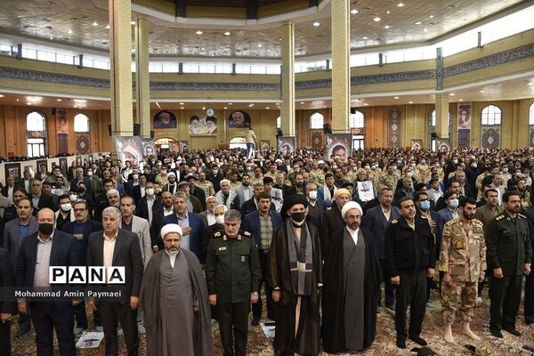 مراسم بزرگداشت سالگرد شهادت حاج‌قاسم‌سلیمانی در ایلام