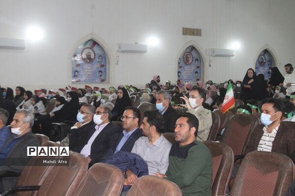 برگزاری سومین سالگرد شهادت حاج قاسم سلیمانی در تالار معلم شهرستان بهبهان