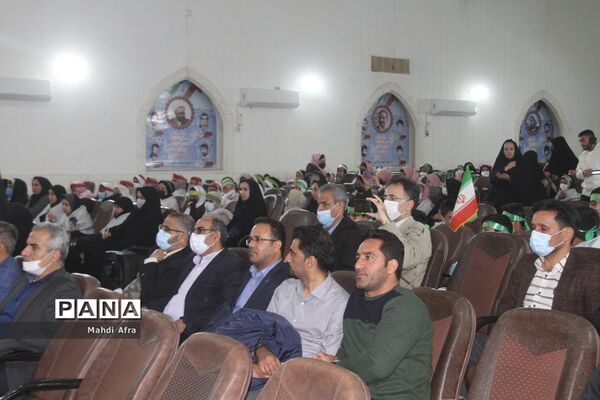 برگزاری سومین سالگرد شهادت حاج قاسم سلیمانی در تالار معلم شهرستان بهبهان