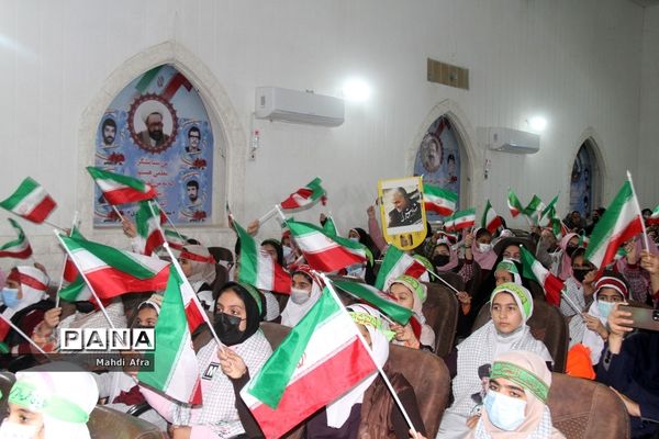 برگزاری سومین سالگرد شهادت حاج قاسم سلیمانی در تالار معلم شهرستان بهبهان