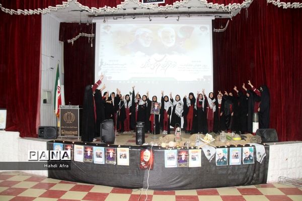 برگزاری سومین سالگرد شهادت حاج قاسم سلیمانی در تالار معلم شهرستان بهبهان