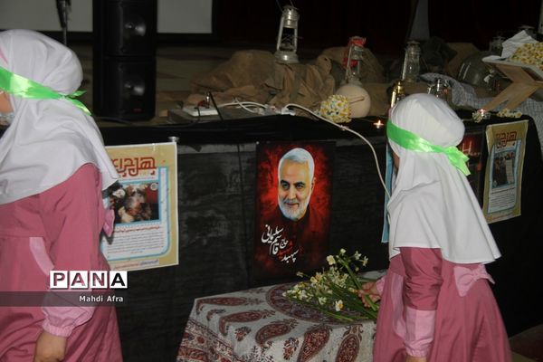 برگزاری سومین سالگرد شهادت حاج قاسم سلیمانی در تالار معلم شهرستان بهبهان