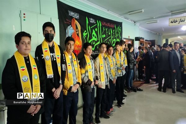 تجدید پیمان فرزندان حاج قاسم با شهدا در شیراز