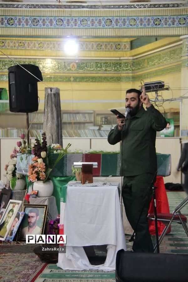 مراسم وداع با 2 شهید‌ گمنام در ورامین