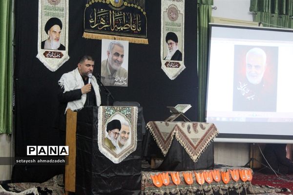 مراسم سالگرد شهادت سردار سلیمانی در گلوگاه