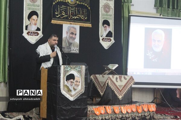 مراسم سالگرد شهادت سردار سلیمانی در گلوگاه
