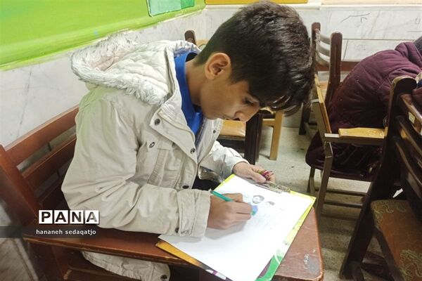 برگزاری مسابقه نقاشی «جان فدا» ویژه دانش‌آموزان دبستانی ناحیه ۳ شیراز 3 شیراز