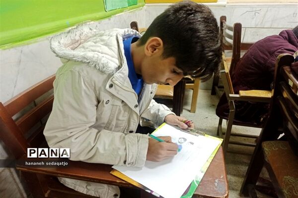 برگزاری مسابقه نقاشی «جان فدا» ویژه دانش‌آموزان دبستانی ناحیه ۳ شیراز 3 شیراز