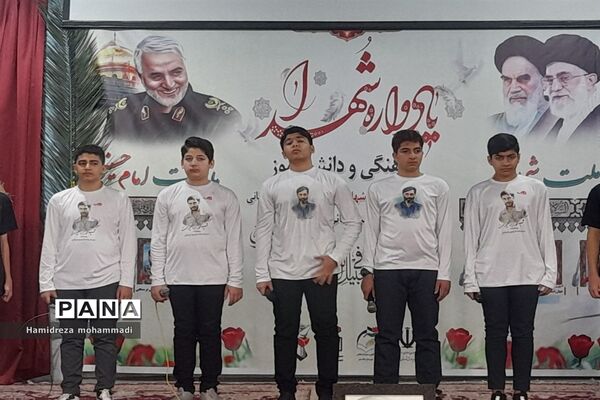 یادواره شهدای فرهنگی، دانش‌آموزی و سالگرد شهادت سردار دل‌ها در قائمشهر