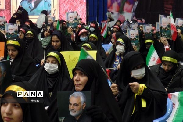 اجتماع دوازده هزار نفری «دختران حاج قاسم»