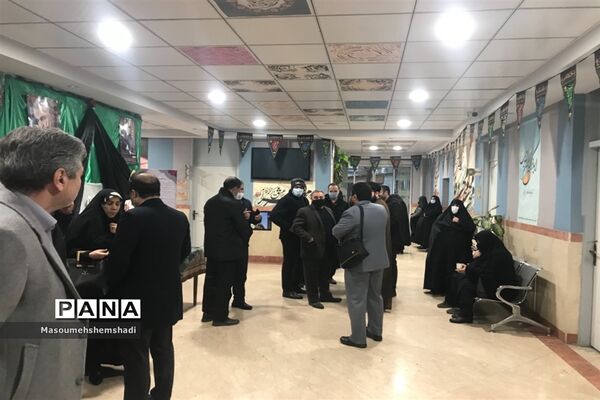 تجدید میثاق فرهنگیان  منطقه ۱۲ با حاج قاسم