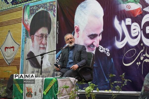 برگزاری مراسم با شکوه سومین سالگرد شهادت سردار قاسم سلیمانی در بخش جوادآباد