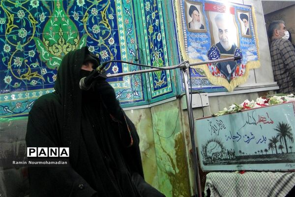 وداع نسل سلیمانی‌ها با شهید گمنام