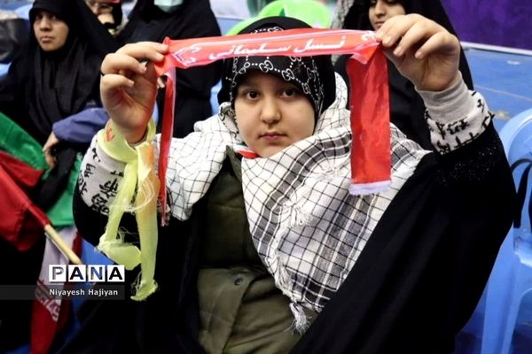 اجتماع بزرگ دختران حاج قاسم در ورزشگاه آزادی