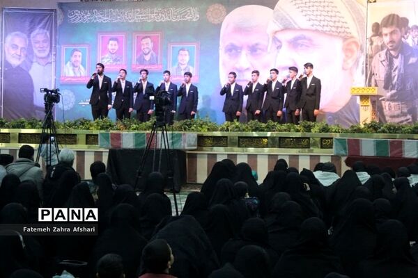 مراسم گرامیداشت سومین سالگرد شهادت سردار حاج قاسم سلیمانی در سمنان