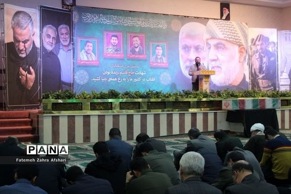 مراسم گرامیداشت سومین سالگرد شهادت سردار حاج قاسم سلیمانی در سمنان