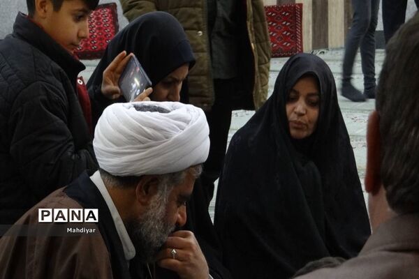 دیدار دانش‌‌آموزان روستای طغان با امام جمعه بخش جوادآباد