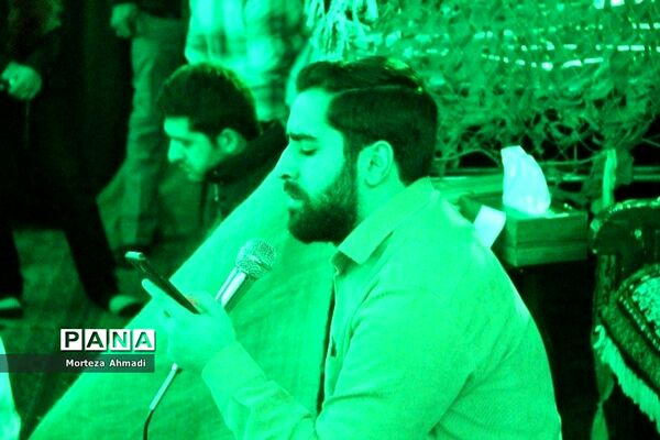 مراسم تشییع شهید گمنام در مسجد امام حسن مجتبی (ع) در دولت‌آباد