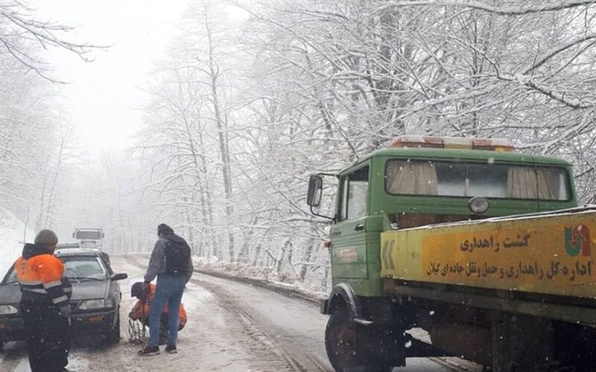 ممنوعیت تردد در محورهای کوهستانی بدون زنجیر چرخ