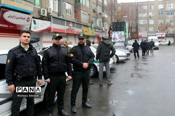 مراسم تشییع و تدفین پیکر شهید گمنام دفاع مقدس با حضور فرماندار ویژه شهرری