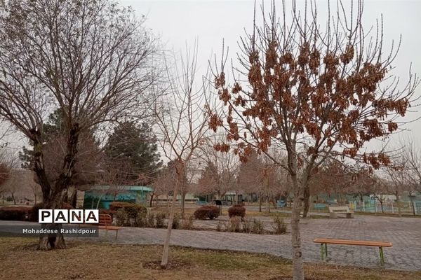 طبیعت زیبای بوستان شهید ندایی شهرستان اسلامشهر