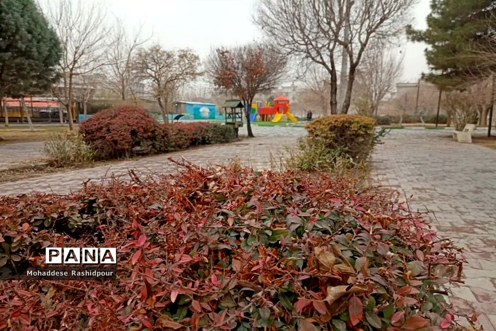طبیعت زیبای بوستان شهید ندایی شهرستان اسلامشهر