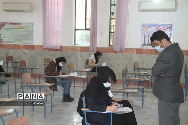 بازدید از حوزه‌های محل برگزاری امتحانات نهایی دی ماه در شهرستان بهبهان