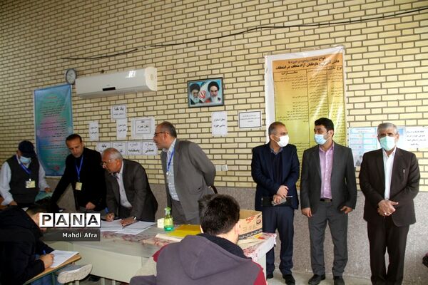 بازدید از حوزه‌های محل برگزاری امتحانات نهایی دی ماه در شهرستان بهبهان