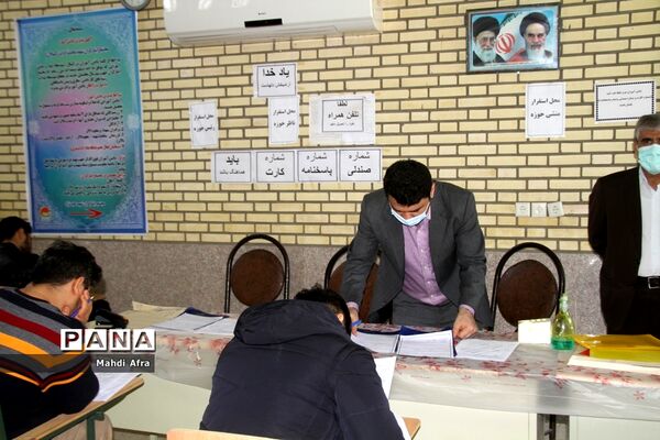 بازدید از حوزه‌های محل برگزاری امتحانات نهایی دی ماه در شهرستان بهبهان