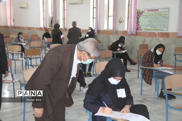 بازدید از حوزه‌های محل برگزاری امتحانات نهایی دی ماه در شهرستان بهبهان