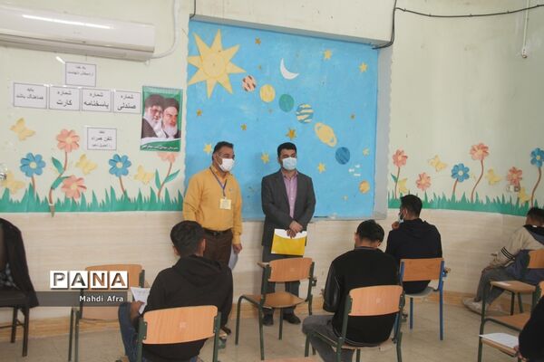 بازدید از حوزه‌های محل برگزاری امتحانات نهایی دی ماه در شهرستان بهبهان