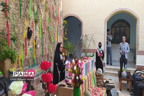 مراسم استقبال و وداع از پیکر مطهر شهید گمنام در دبیرستان شاهد ثارالله  برازجان