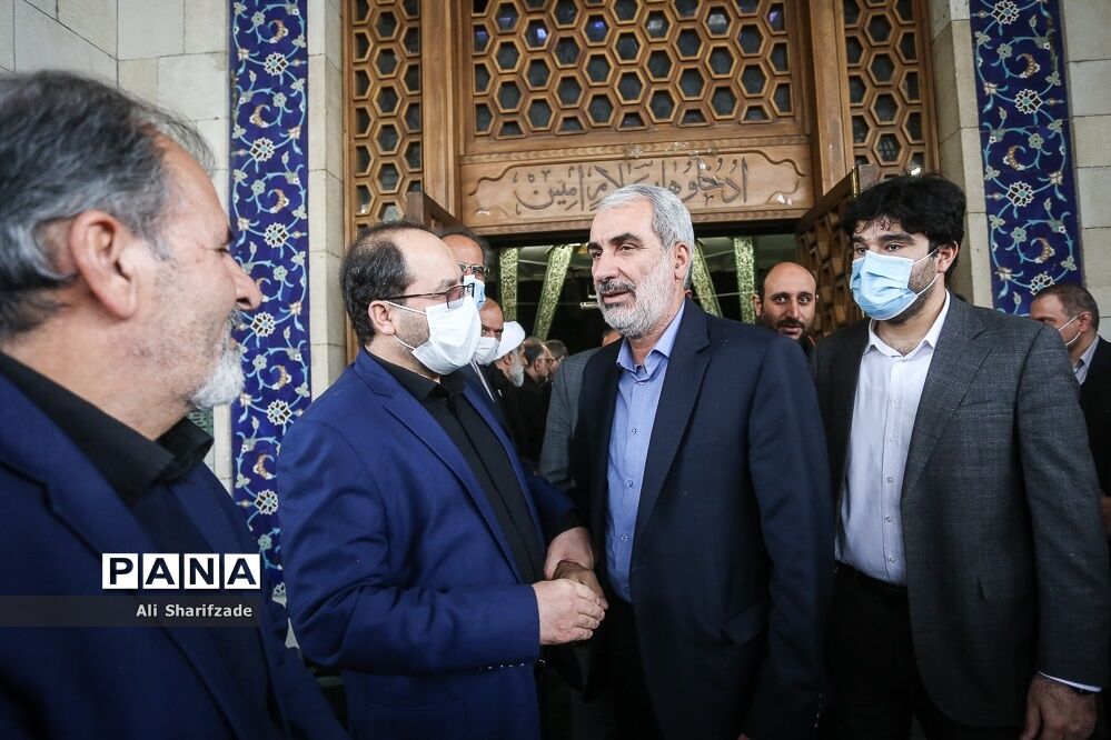 مراسم ختم پدر رئیس دانشگاه تهران