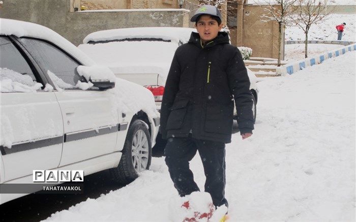 تعطیلی برخی مدارس استان قزوین به دلیل بارش برف