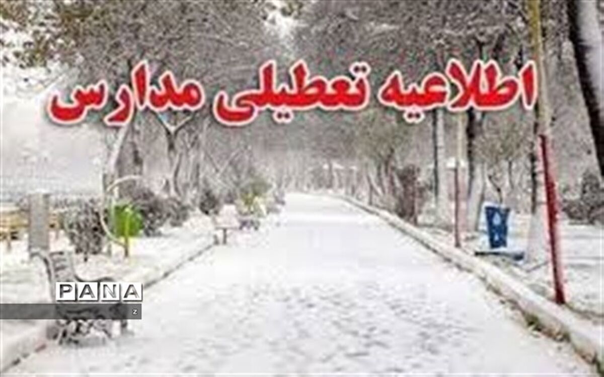 بارش برف باعث تعطیلی مدارس کرمان شد