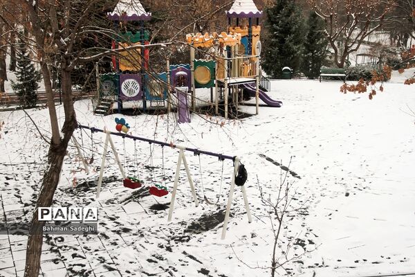 بارش برف زمستانی در تهران