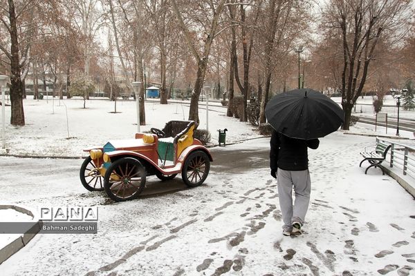 بارش برف زمستانی در تهران