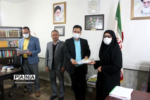 تقدیر از بانوان فرهنگی آموزش و پرورش شهرستان حمیدیه
