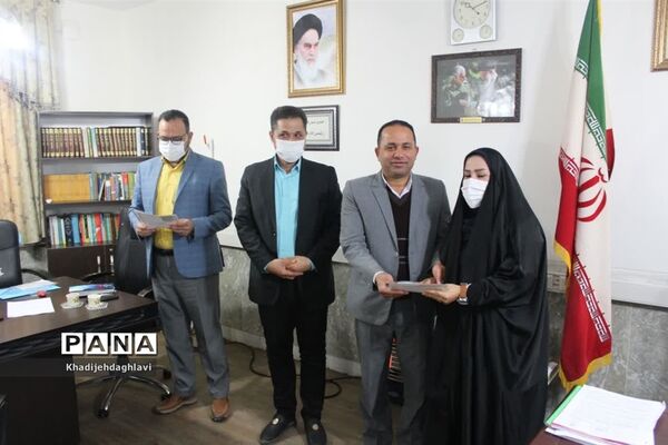 تقدیر از بانوان فرهنگی آموزش و پرورش شهرستان حمیدیه