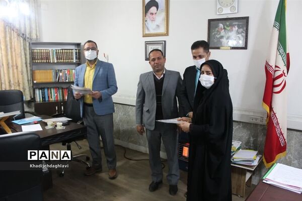تقدیر از بانوان فرهنگی آموزش و پرورش شهرستان حمیدیه