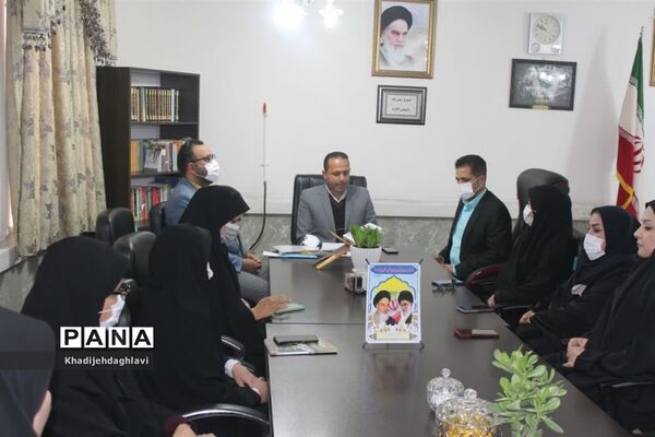 تقدیر از بانوان فرهنگی آموزش و پرورش شهرستان حمیدیه