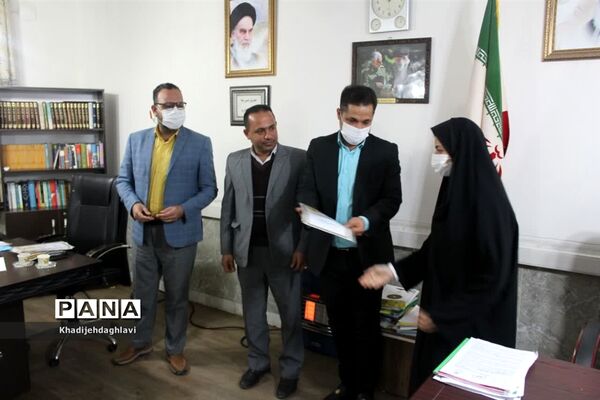تقدیر از بانوان فرهنگی آموزش و پرورش شهرستان حمیدیه