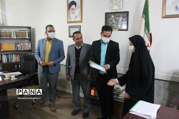 تقدیر از بانوان فرهنگی آموزش و پرورش شهرستان حمیدیه
