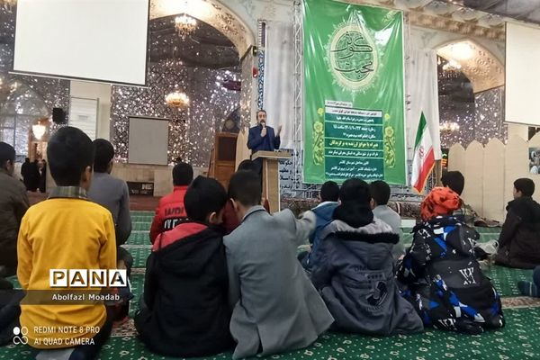 مسابقه مدیحه خوانی نوجوانان کاشمر و کوهسرخ